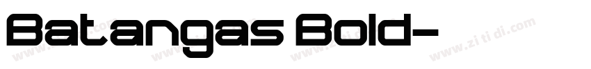Batangas Bold字体转换